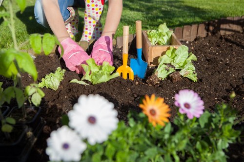 Follow-up action for a landscaping complaint